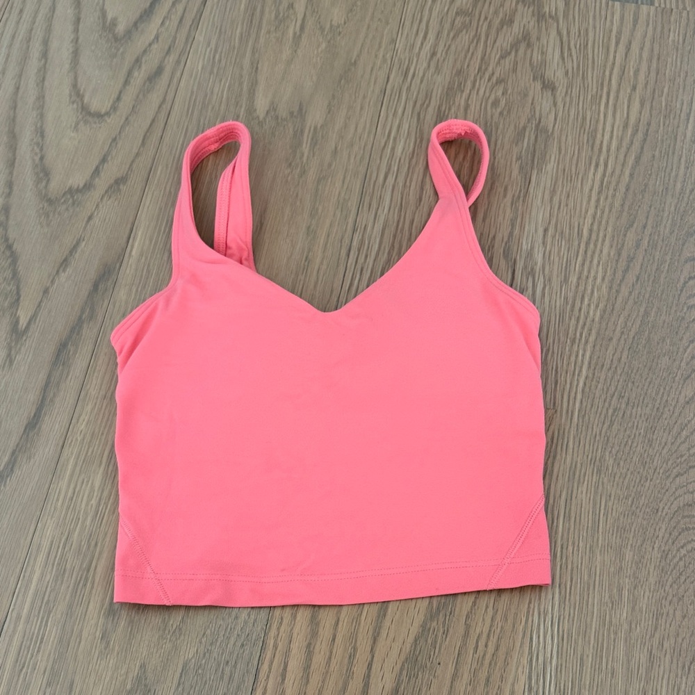 Raspberry Dream Lululemon Athletica Align Crop Tank Top